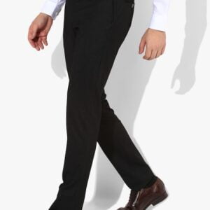 Blackberry Men’s Clean Front, Slim Fit Formal Trouser Pants