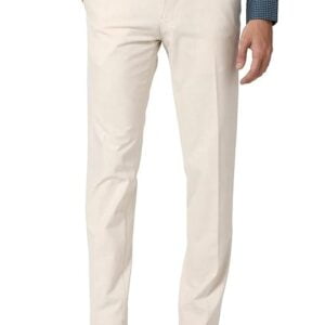 Peter England Men’s Slim Work Utility Formal Pants